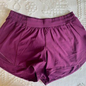 Lululemon Hotty Hot Shorts Long 4" Purple